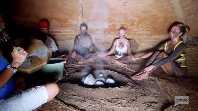 Real Housewives Of Dallas sweat lodge
