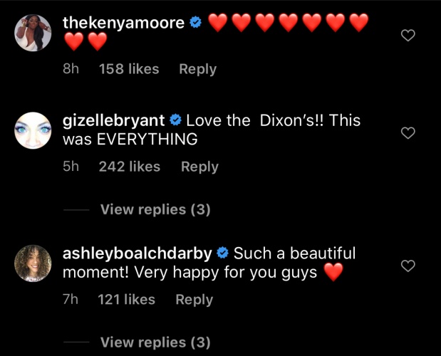 Robyn Dixon Engagement Comments