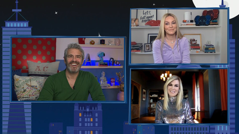 Andy Cohen Leah McSweeney Tinsley Mortimer Watch What Happens Live WWHL