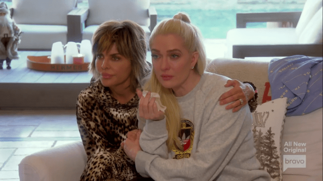 Lisa Rinna Erika Jayne Real Housewives Of Beverly Hills