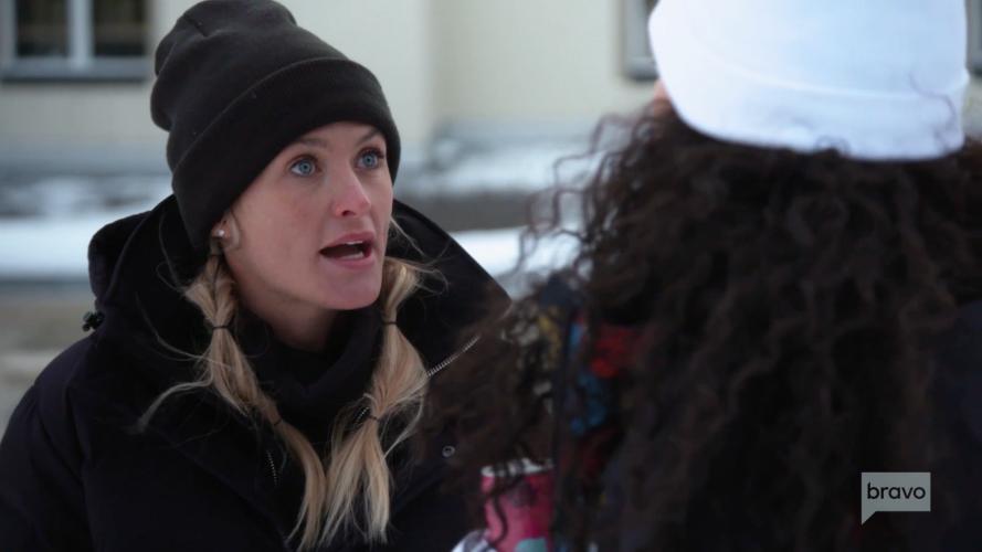 winter house season 1 episode 3 recap julia mcguire gabby kniery fight over luke gulbranson