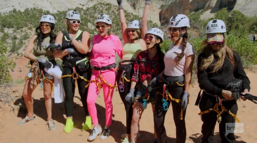 rhoslc recap season 2 episode 18 zion trip slot canyon repelling