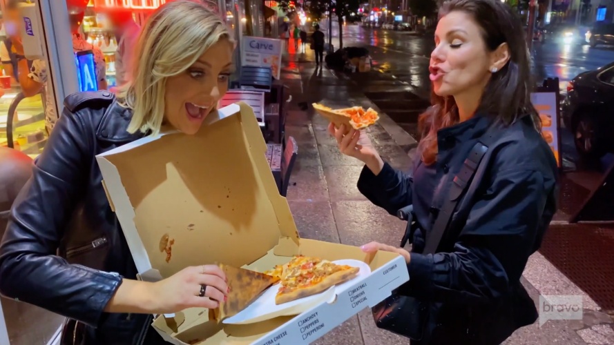 rhoc recap season 16 episode 12 gina kirschenheiter heather dubrow new york city trip pizza