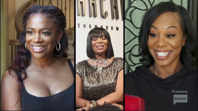 Kandi Burruss Marlo Hampton Sanya Richards-Ross Real Housewives Of Atlanta