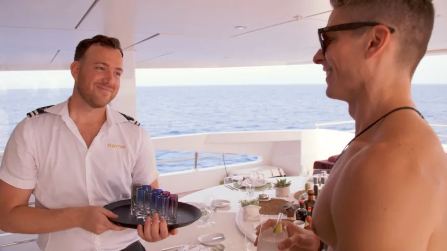 below deck med recap season 7 episode 8 kyle viljoen frank charter guest gay romance flirting