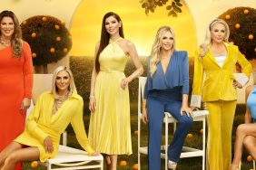 RHOC Season 17 stars Emily Simpson, Gina Kirschenheiter, Heather Dubrow, Tamra Judge, Shannon Storms Beador, Jennifer Pedranti posing for a promo photo