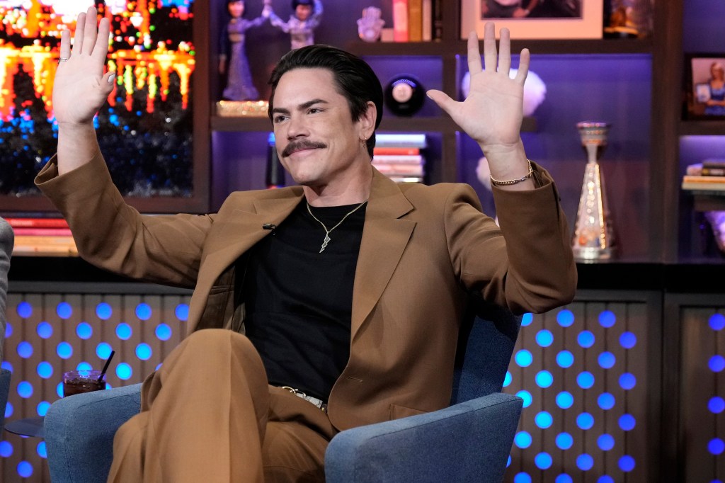 Tom Sandoval from Vanderpump Rules on Watch What Happens Live