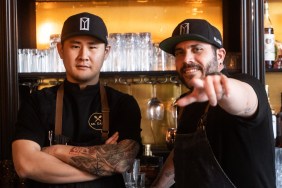 Chef Louis Huh and Chef Marcos Spaziani