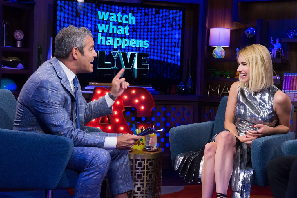 Andy Cohen, Emma Roberts