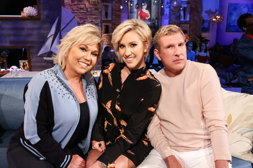 Julie, Savannah and Todd Chrisley