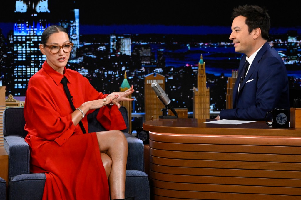 Jenna Lyons on The Tonight Show starring Jimmy Fallon