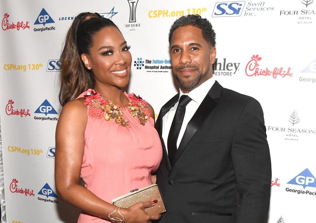 Kenya Moore and Marc Daly