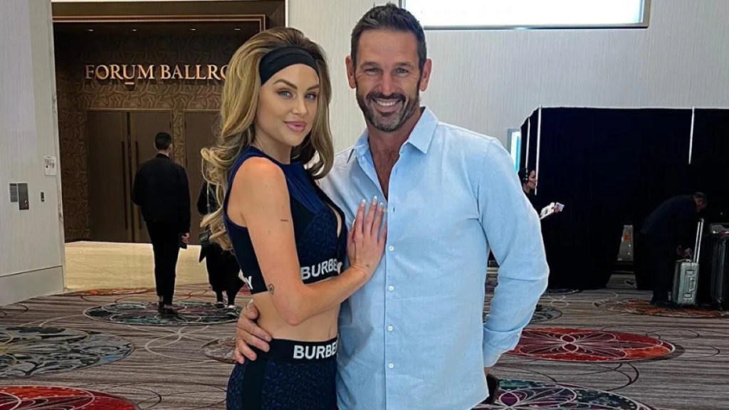 Lala Kent and Captain Jason Chambers at BravoCon 2023 in Las Vegas