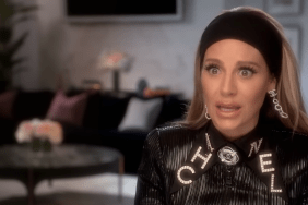 Dorit Kemsley in a RHOBH Season 13 Chanel confessional look.