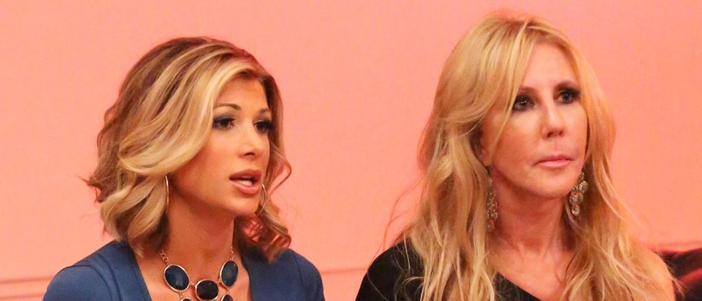 Alexis Bellino and Vicki Gunvalson of The Real Housewives of Orange County