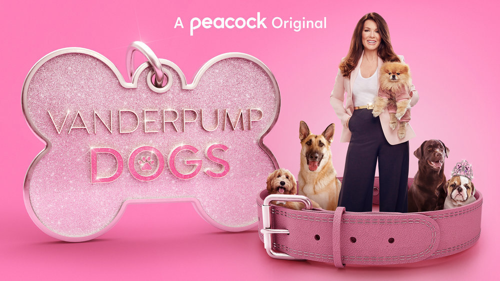 Lisa Vanderpump in a promotional picture for Vanderpump Dogs on Peacock
