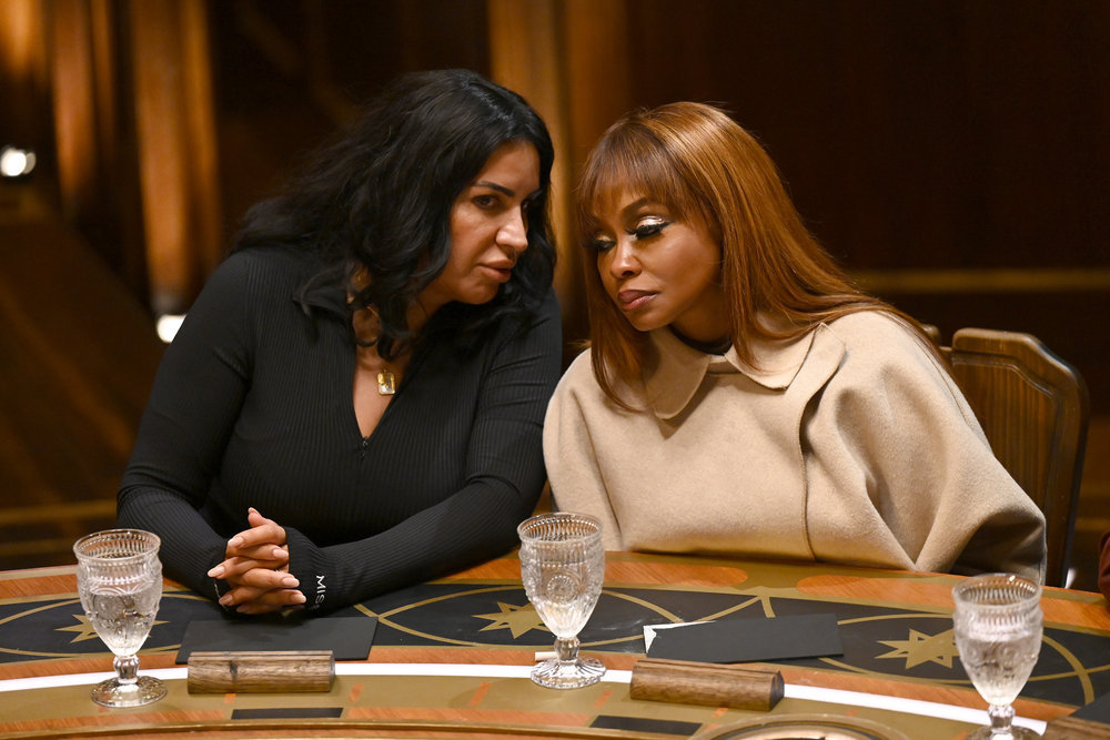 Mercedes "MJ" Javid and Phaedra Parks on The Traitors