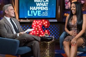 Andy Cohen and Porsha Williams Guobadia on Watch What Happens Live