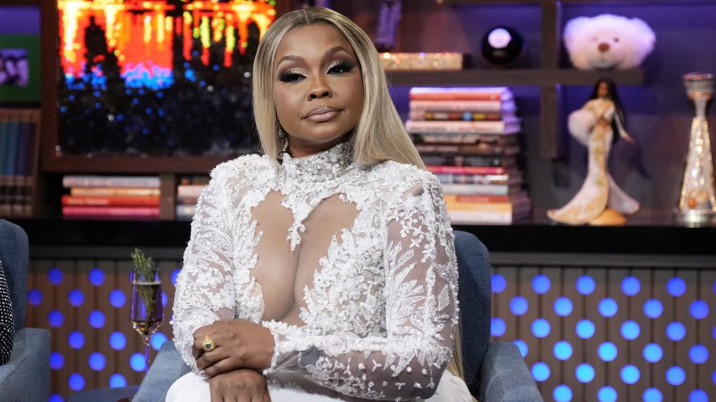 Phaedra Parks on WWHL with Andy Cohen