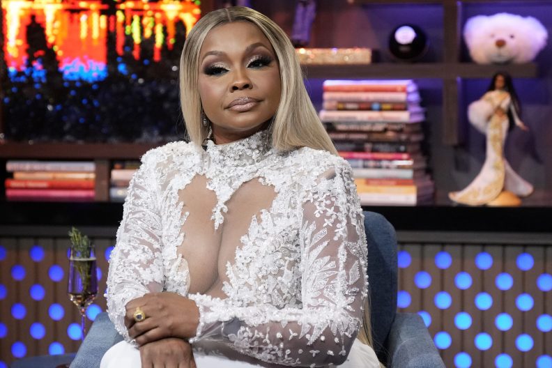 Phaedra Parks on WWHL with Andy Cohen