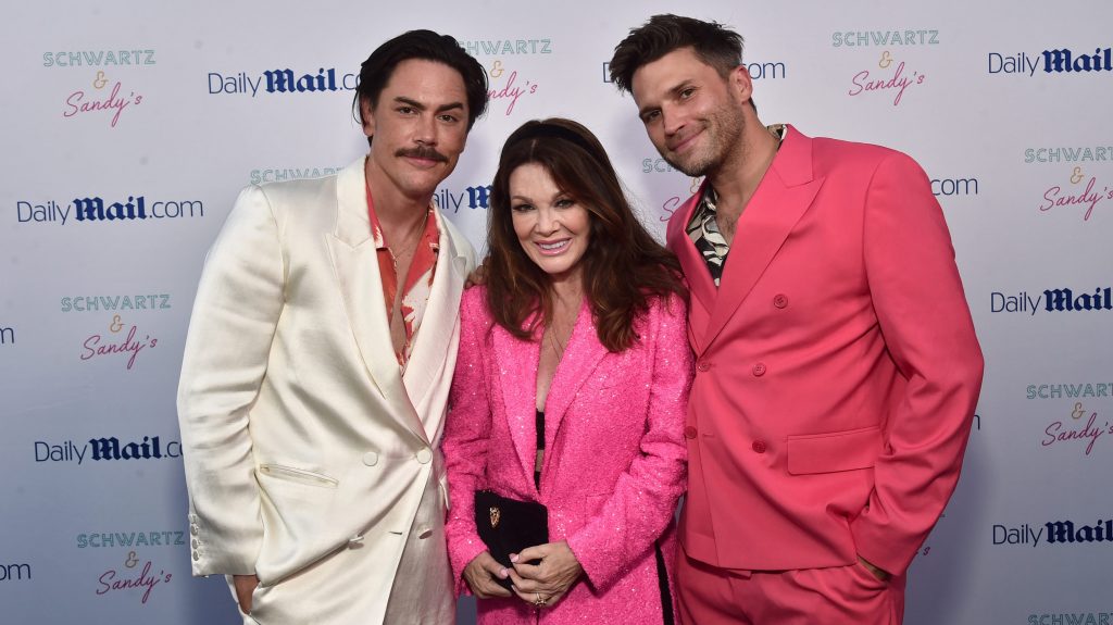 Tom Sandoval, Lisa Vanderpump and Tom Schwartz