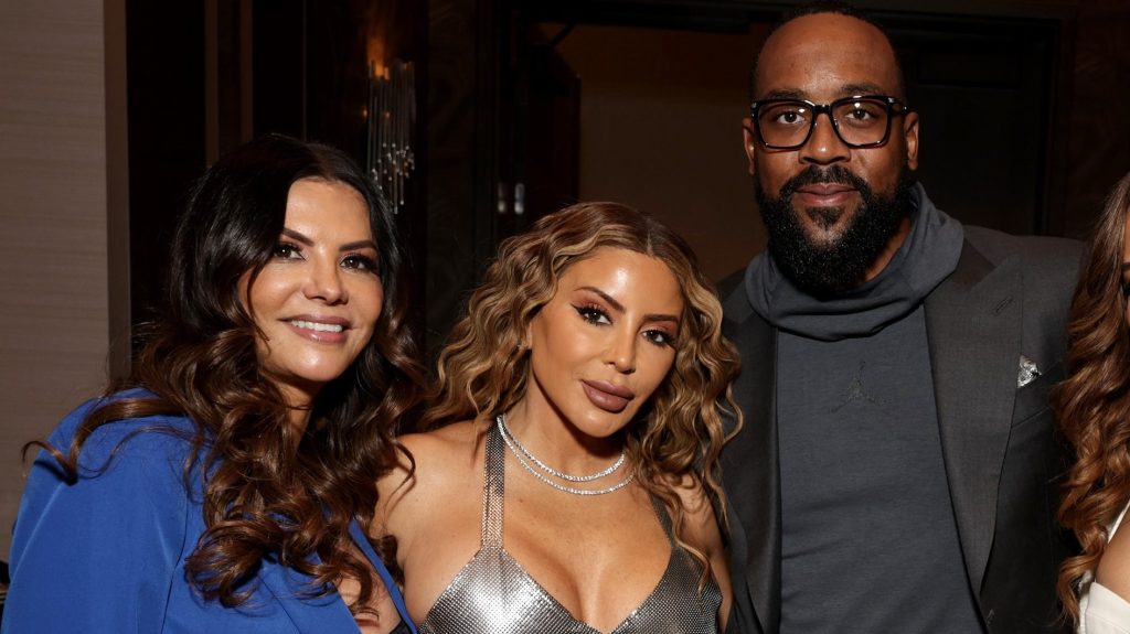 Adriana de Moura, Larsa Pippen and Marcus Jordan at BravoCon 2023 in Las Vegas