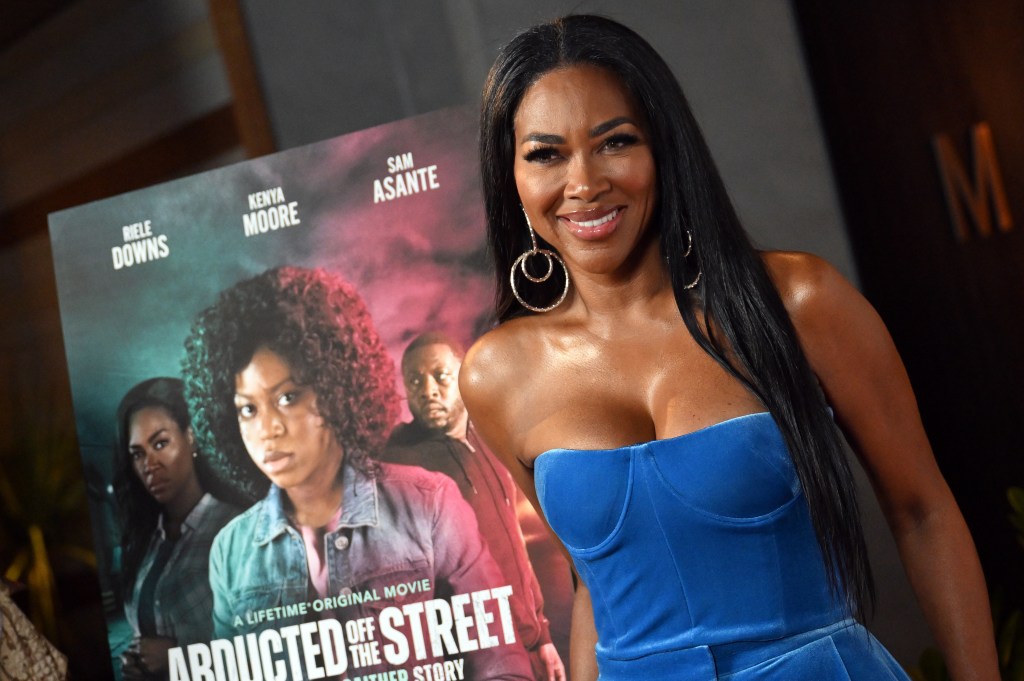 Kenya Moore at Lifetime's "Abducted Off The Street: The Carlesha Gaither Story" Screening