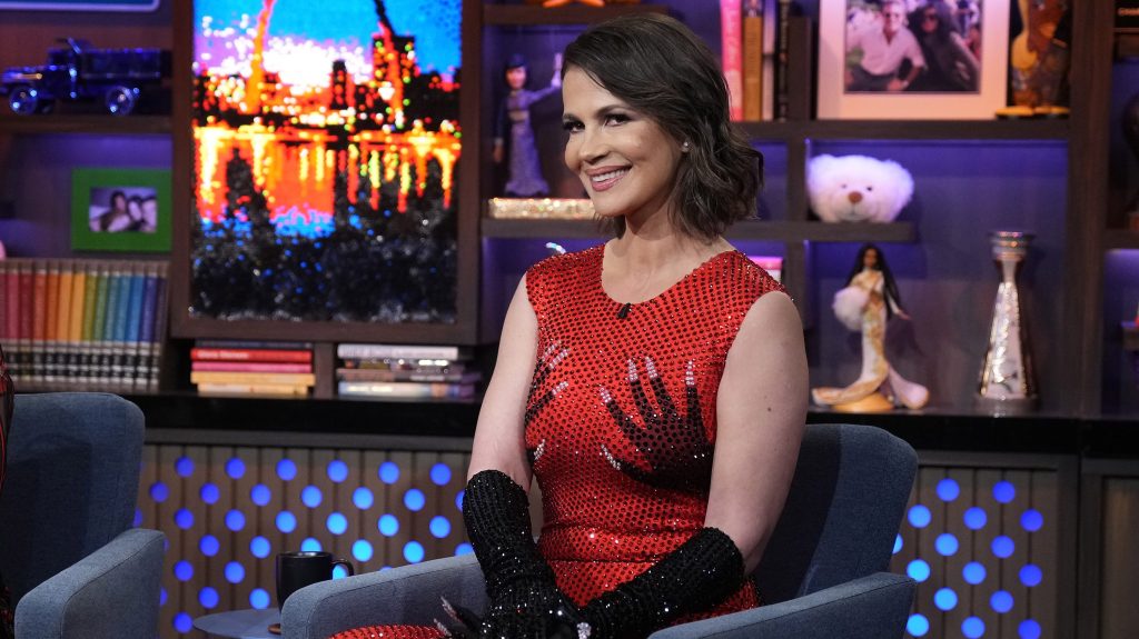Julia Lemigova on Watch What Happens Live with Andy Cohen