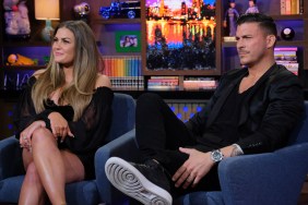 Brittany Cartwright and Jax Taylor on WWHL with Andy Cohen