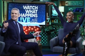 Andy Cohen and Guerdy Abraira on Watch What Happens Live with Andy Cohen