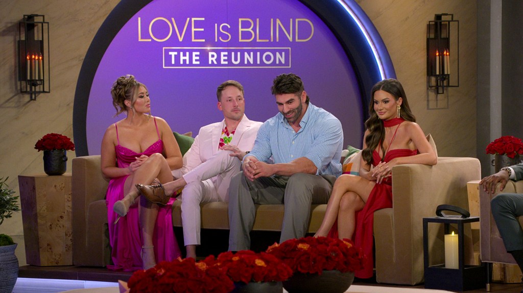 Trevor Sova at the Love Is Blind Season 6 reunion