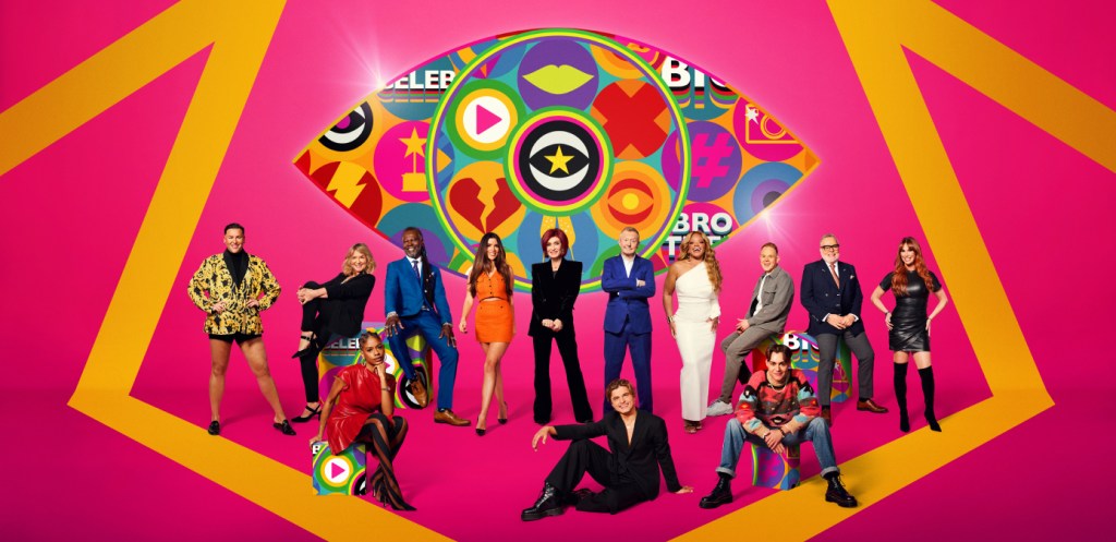 Sharon Osbourne with the Celebrity Big Brother UK 2024 cast