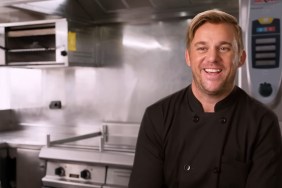 Chef Nick Tatlock smiling in a confessional interview on Below Deck Season 11