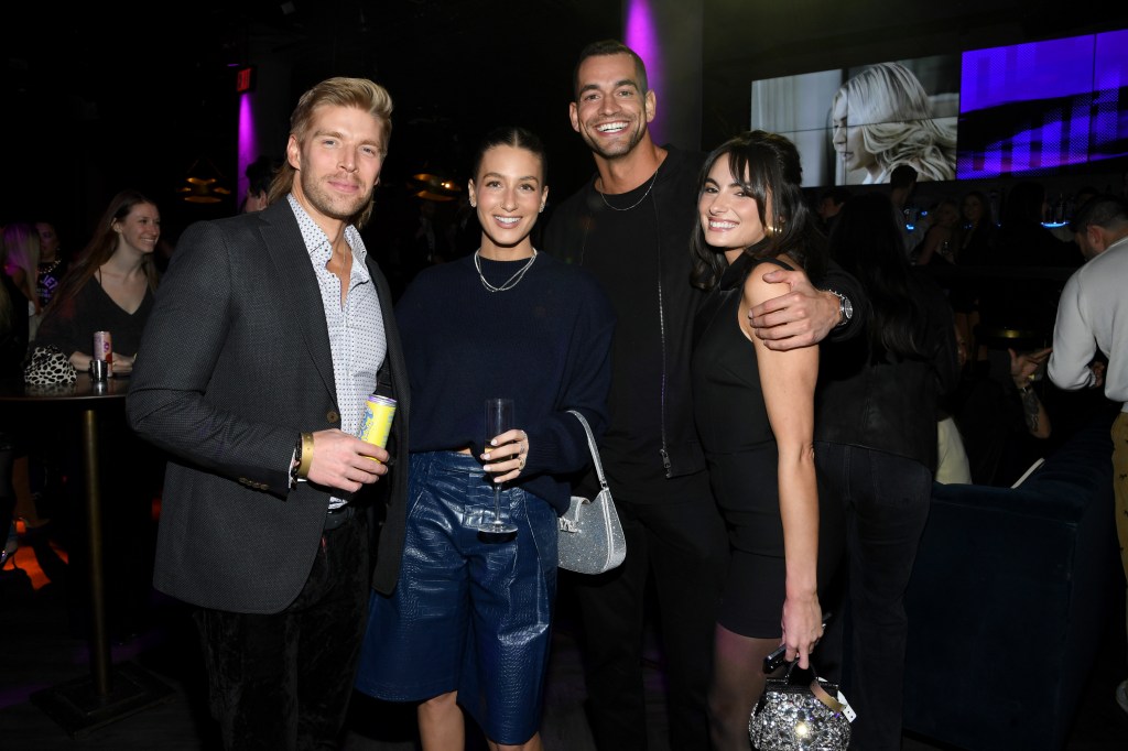 Kyle Cooke, Amanda Batula, Jesse Solomon, Paige DeSorbo at the Summer House Season 8 premiere party