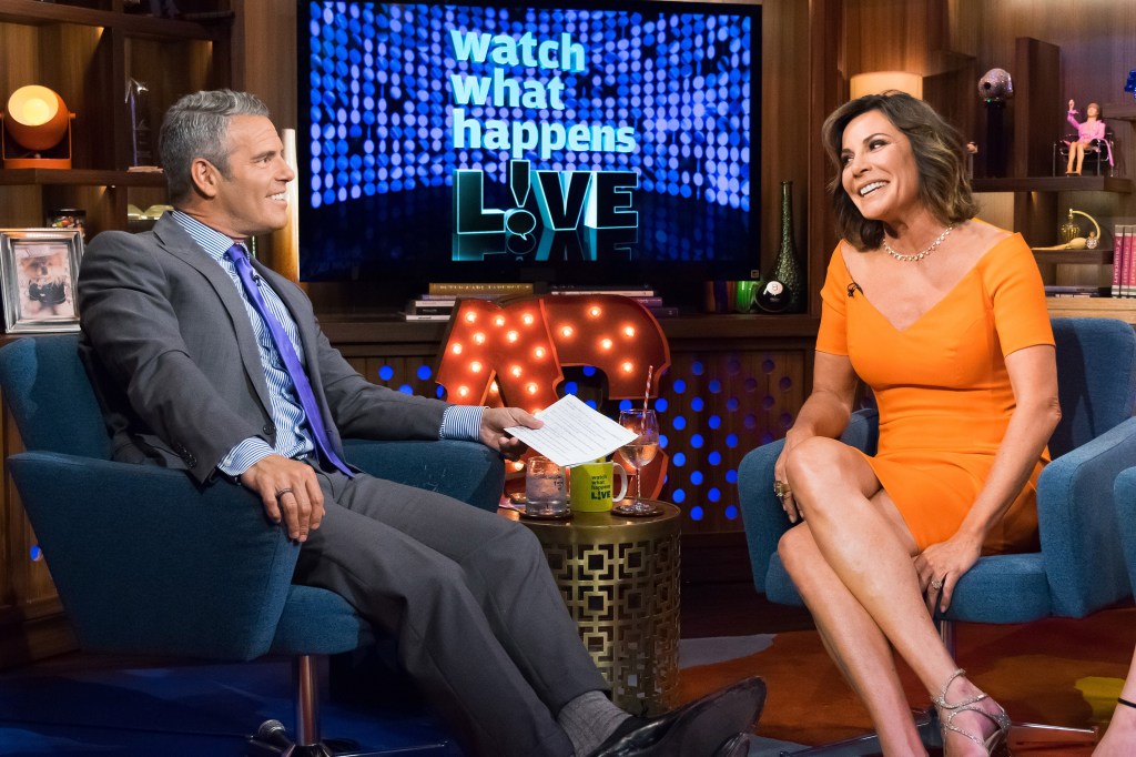 Andy Cohen and Luann de Lesseps on Watch What Happens Live