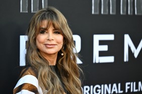Paula Abdul posing on the red carpet at a movie premiere