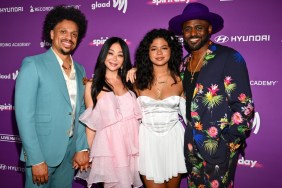 Jason Fordham, Mandie Taketa, Maile Masako Brady, and Wayne Brady at GLAAD's 5th Annual #Spiritday Concert