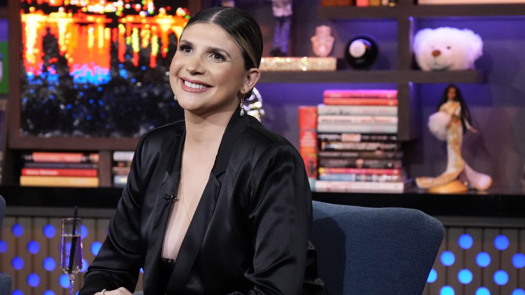 Janet Caperna on WWHL with Andy Cohen