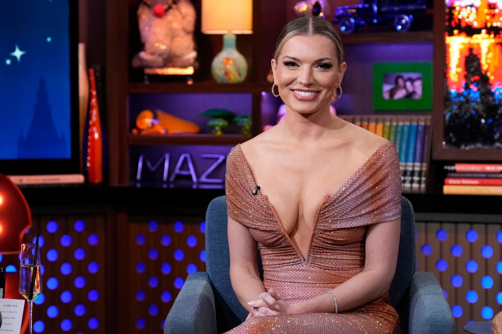 Lindsay Hubbard on WWHL with Andy Cohen