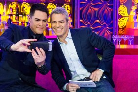 Andy Cohen and Tom Sandoval posing for a selfie