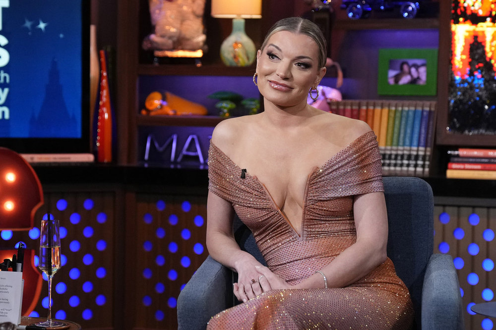 Lindsay Hubbard on WWHL with Andy Cohen