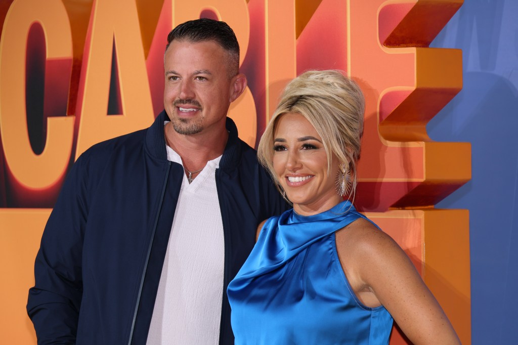 Nate Cabral with Danielle Cabral, who says she has things to work out with Teresa Giudice
