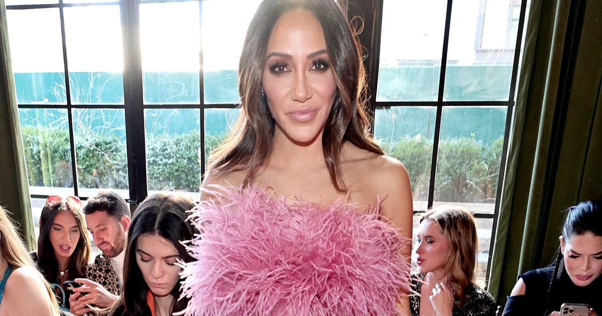Melissa Gorga looking gorge in pink.