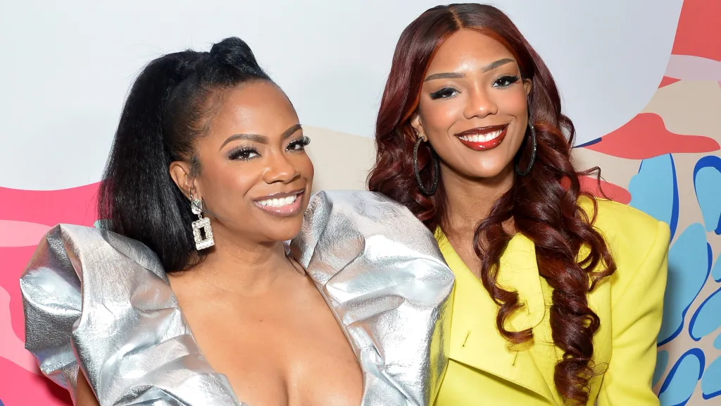 Kandi Burruss with her daughter Riley