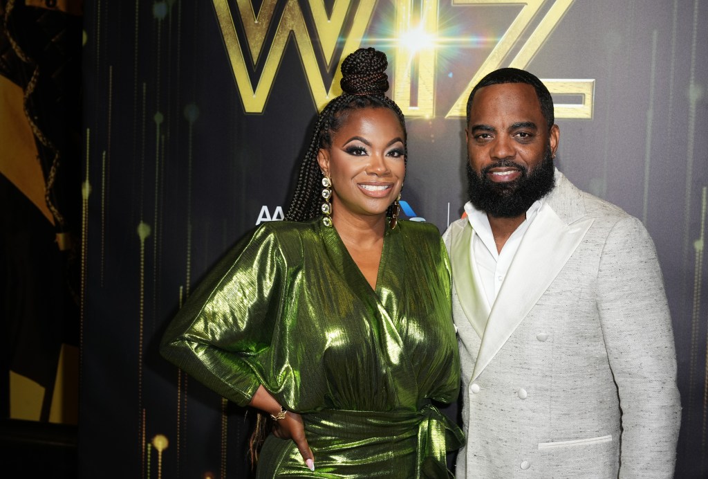 Kandi Burruss Todd Tucker at The Wiz.