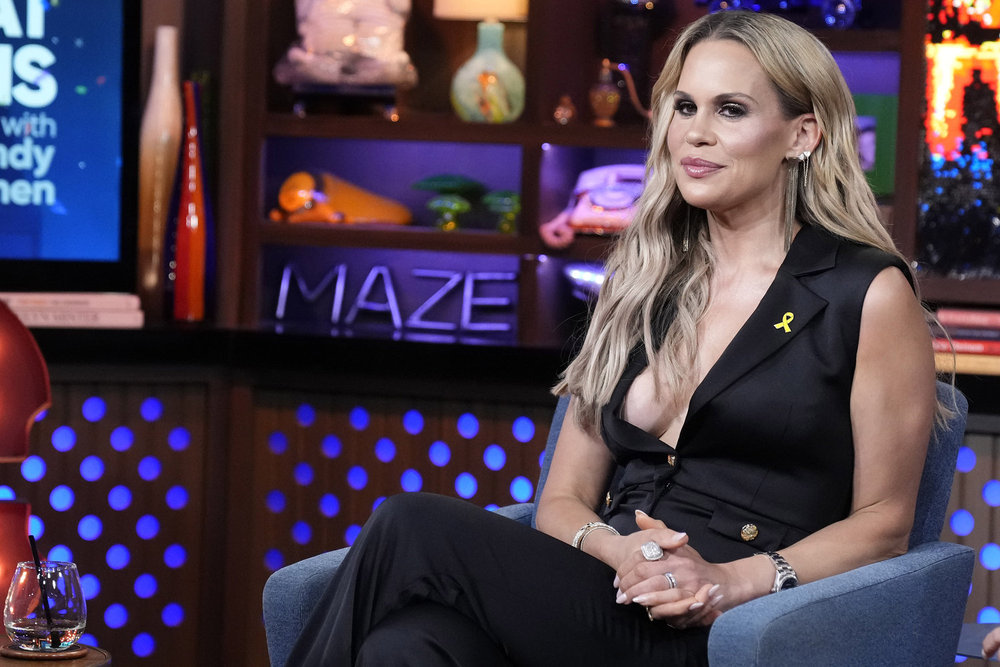 Part-time cast member Jackie Goldschneider on WWHL.
