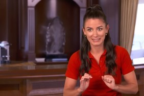 Aesha Scott in a confessional on Below Deck Med Season 9