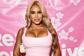 RHOP's Mia Thornton in a pink dress.