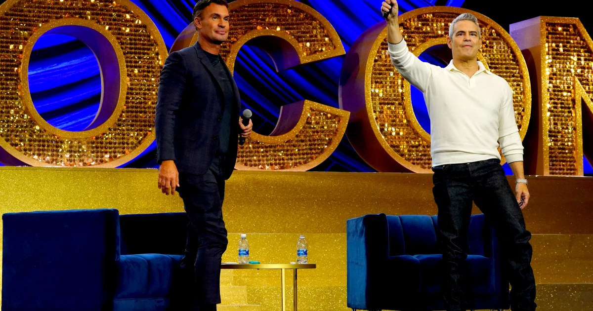 Jeff Lewis and Andy Cohen at BravoCon.