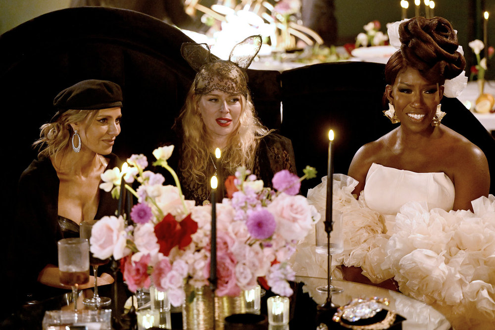 Bozoma and Dorit during the RHOBH season 14 premiere